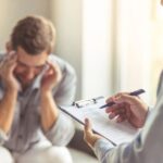 Man frustrated by mistake
